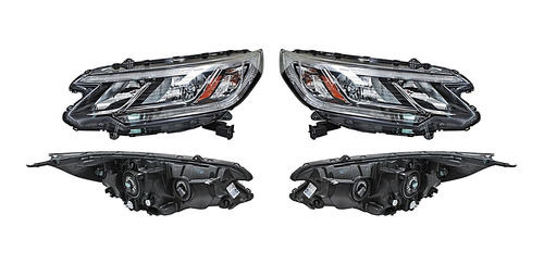 Set 2 Faros Honda Cr-v 15_16 Generica