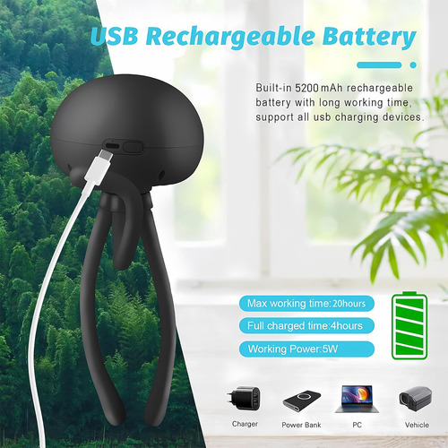 Ventilador Portátil Sin Aspas Para Cochecito Recargable