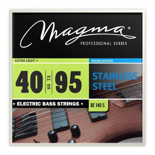 Encordado Magma Bajo 4 Cuerdas Stainless Steel (acero) 40-45