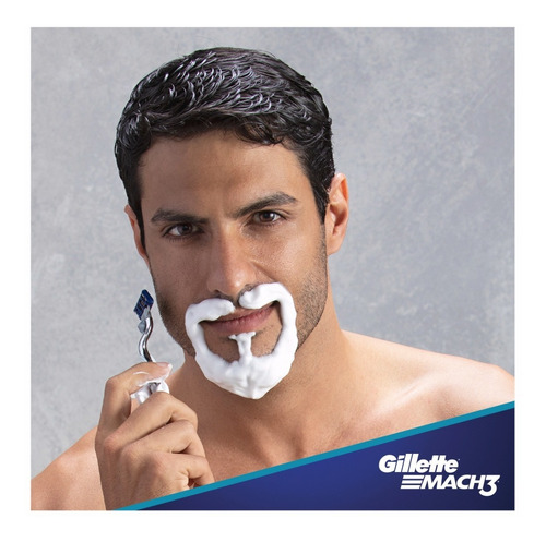 Gel De Afeitar Gillette Mach3 Complete Defense, 198 Gr