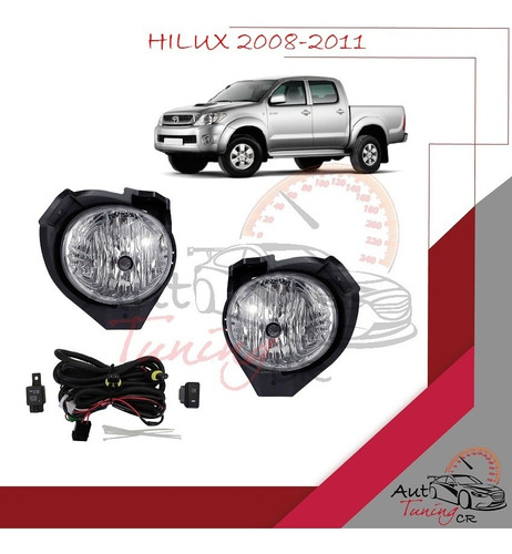 Halogenos Toyota Hilux 2008-2011