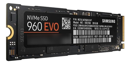 Samsung (mz-v7e1t0bw) 960 Evo Ssd 250gb- Unidad De Estado S