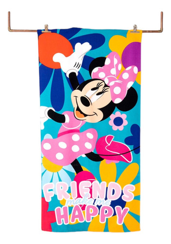 Toalla Infantil De Playa Disney + Morral -monadas Disney Spa