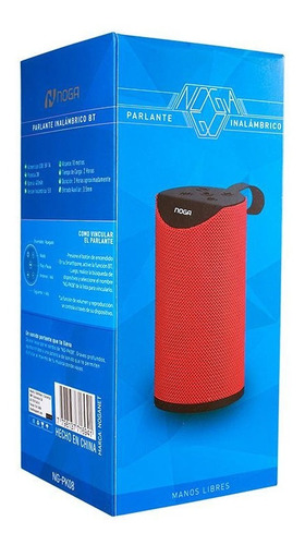 Parlante Portatil Bluetooth Noga Pk08 Manos Libres C/ Correa