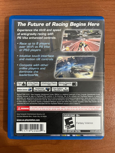 Wipeout 2048 - Ps Vita (Usado)