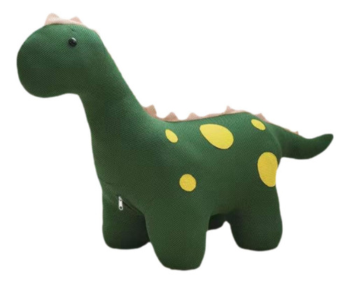 Taburete Otomano De Dibujos Animados Con Adorno Verde Oscuro