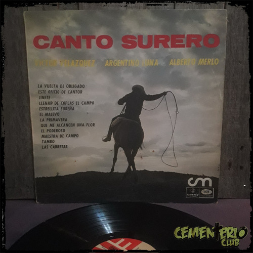 Canto Surero - Velazquez / Luna / Merlo - Vinilo / Lp 