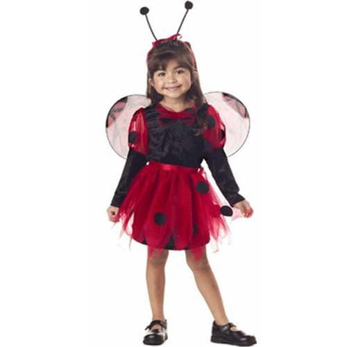 Disfraz Para Niña Mariquita Talla Toddler Halloween