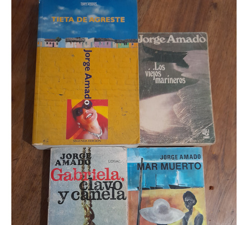 Jorge Amado 4 Libros Gabriela Tieta Mar Muerto Y Más E11 