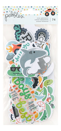 Set De Troquelados - Die Cuts Ephemera - Icon - Cool Boy