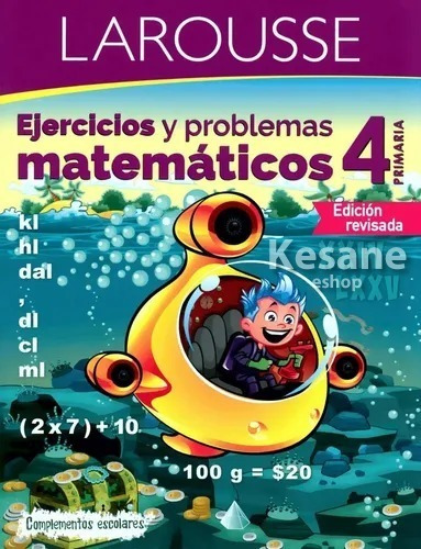 Ejercicios Y Problemas Matematicos Libro 4o Primaria Cuarto