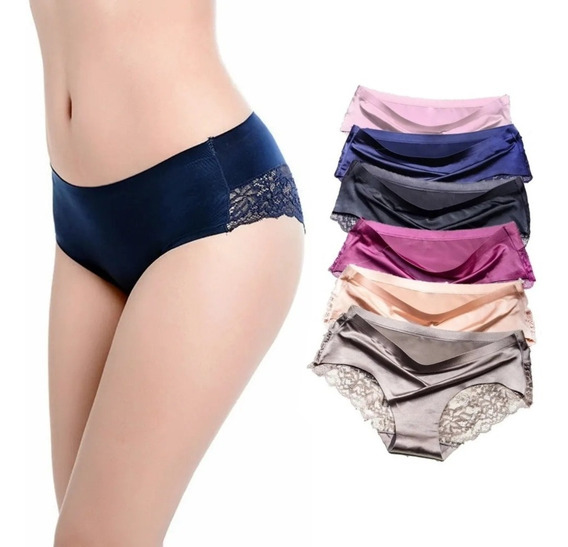 Bragas De Mujer De Encaje De Cintura Baja 4 Piezas Bragas De Mujer De Encaje De Cintura Baja 4 Piezas