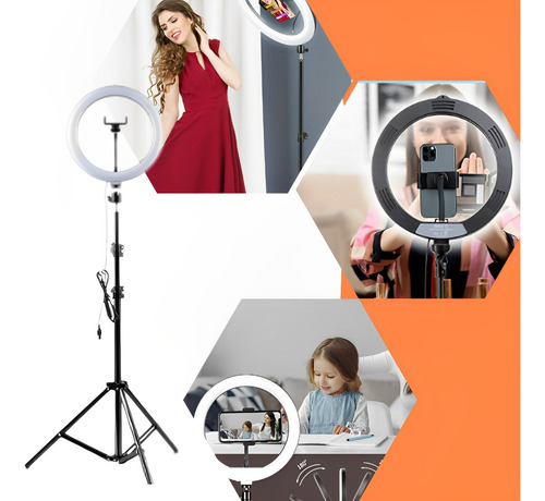 Iluminador Ring Light Ring Light Led Right Light Tripe