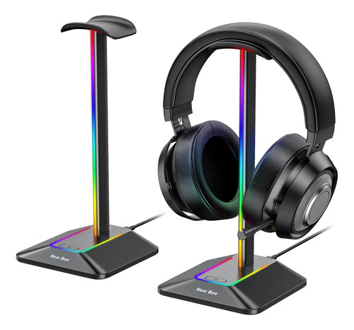 Soporte De Auriculares Rgb Para Juegos De Escritorio Con 7 M