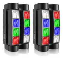 Comprar Mini Spider Rgbw Efectos Luz 8x3w Dmx512 Led Luces Dj, 2 Pcs