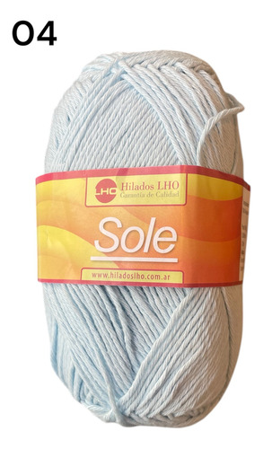 Hilo Sole 100%algodon- Pack De 2 Ovillos-diversos Colores Diversos Colores