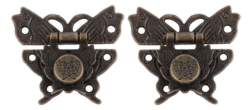 Gancho Oculto Butterfly Lock Vintage, 2 Unidades