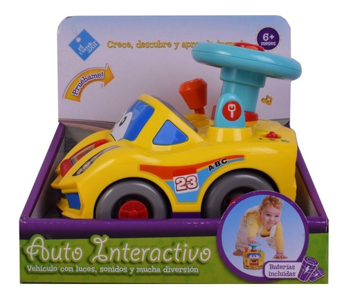 Auto Interactivo Con Volante Luz Y Sonido Art 6275 Loonytoys