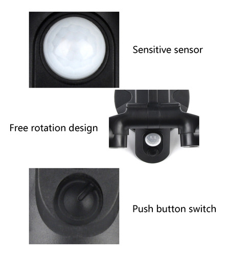 Lámpara Solar De Pared Con Sensor De Cuerpo Humano, Cancha G