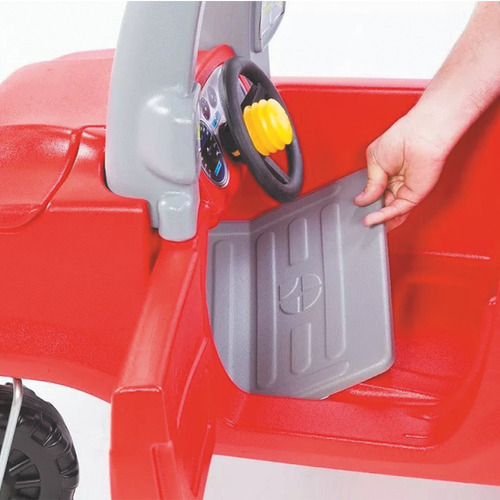 Camioneta Roja Borravino Y Accesorios Grises Rotoys Original