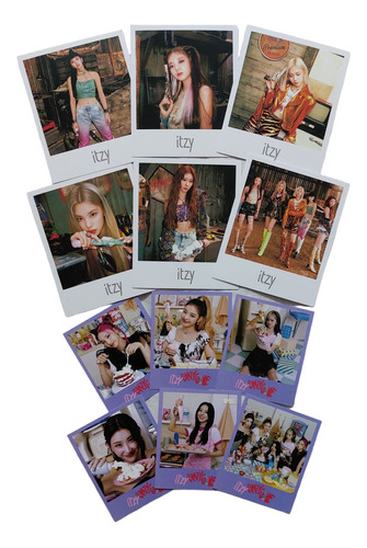 Combo Sets De Fotos Polaroids  De Itzy + Mini Polaroids Kpop