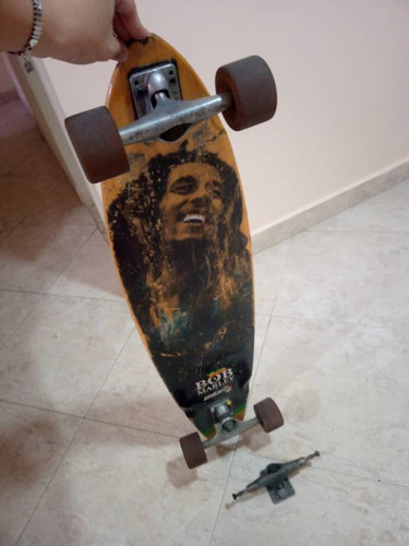 Patineta - Longboard Sector 9 Con 1 Truck Adicional Gullwing