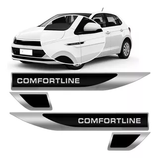 Emblema Lateral Vw Comfortline Polo Virtus Fox Jetta Golf