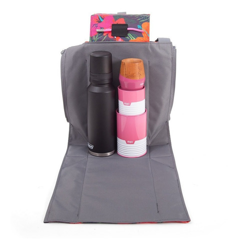 Imagen 4 de 10 de Bolso Matero Desplegable Diseño Hibiscus Chilly