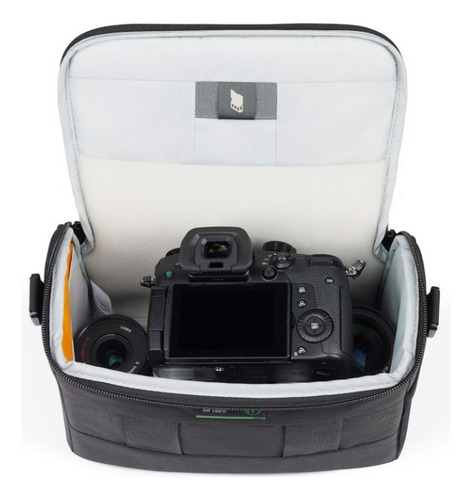 Bolso Para Cámara Adventura Sh 160 Lll Lowepro Color Negro