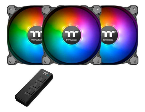 Kit Fans Thermaltake Pure 12 Argb Sync 3x120mm C/ Controle