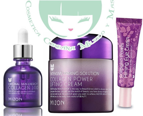 Mizon Colageno Serum + Crema + Contorno Ojos+ Envio Gratis