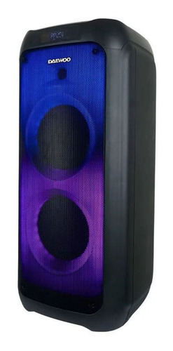 Woofer Bocina Daewoo 2x8 Pulgadas Bafle Luz Led Recargable