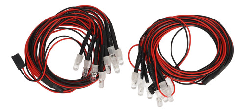 Kit De Iluminación Rc De 8 Led, Juego De 2 Luces De Coche Un