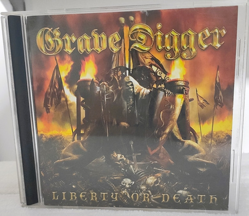 Grave Digger - Liberty Or Death - 1° Ed. Icarus 2007 Cd Arg