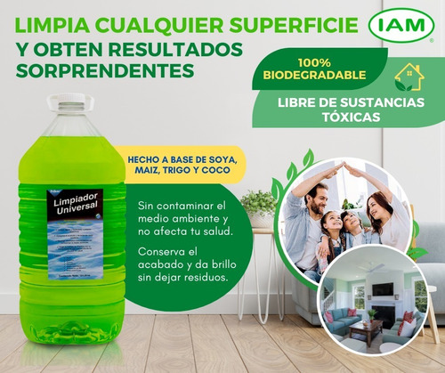 Limpiador Liquido Universal Multiusos Biodegradable