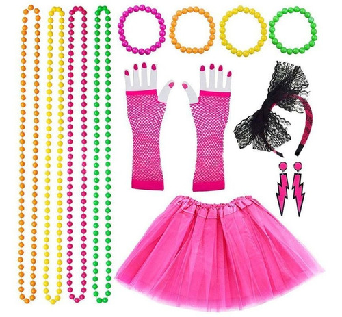 Conjunto De Disfraces Retro Para Fiesta De Los Años 80 Para Gorros y Sombreros Conjunto De Disfraces Retro Para Fiesta De Los Años 80 Para Gorros y Sombreros