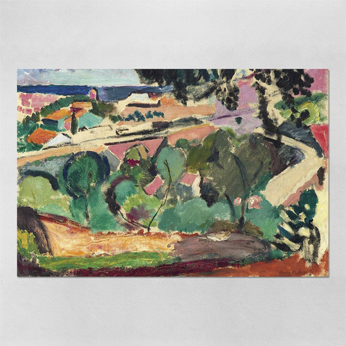 Poster 60x90cm Henri Matisse - Paysage De Collioure - 95
