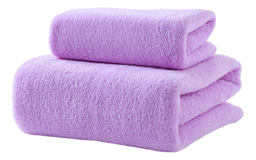 Toallas De Lana Sqy Coral Suave Para Baño, 2 Piezas