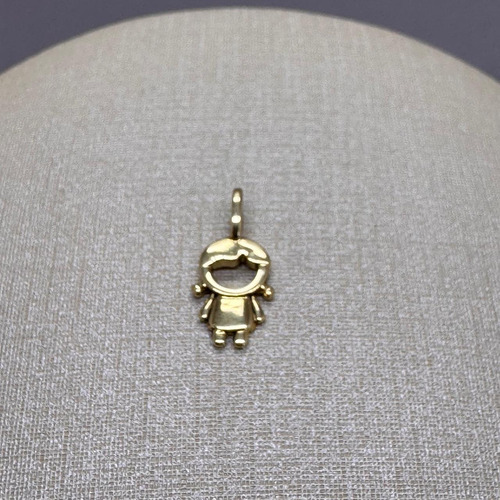 Pingente Ouro 18k 750 Menina Vivara Amarelo (Usado)