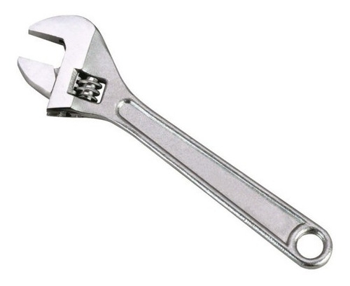 Imagen 2 de 2 de Llave Ajustable Cromada De 10 Pulgadas