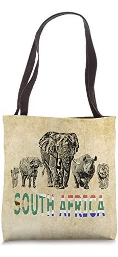 Cinco Orgullo Sudafricano Bolsa De Tela