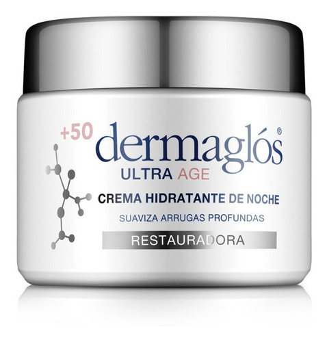 Imagen 1 de 9 de Dermaglós Ultra Age +50 Años Crema Hidratante Noche Antiedad