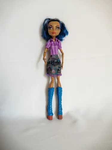 Mu eca Monster High Robecca Steam Azul Colecci n Usada Cuotas