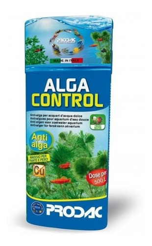 Alga Control Prodac 250 Ml Anti Algas Acuarios Agua Dulce