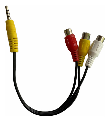 Paquete 20 Cables Adaptador Plug 3.5mm A 3 Rca Hembra
