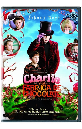 Charlie Y La Fabrica De Chocolate | Dvd Película Nueva