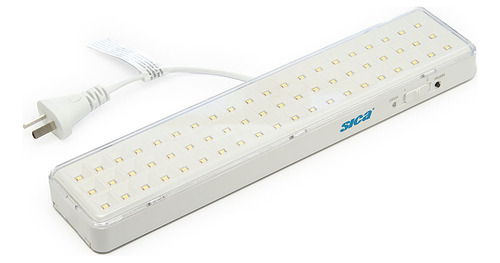 Luz De Emergencia 60 Leds Litio 8hs Sica Color Blanco