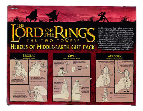 The Lord Of The Rings Two Towers Heroes Middle Earth Pack