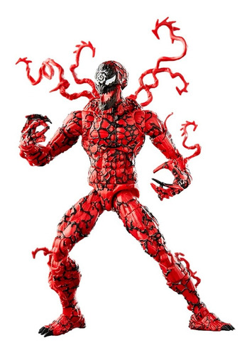 Marvel Legends Spider-man Venom Carnage - Hasbro Robot Negro