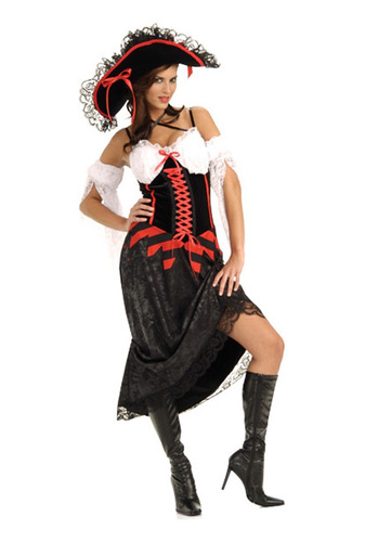 Disfraz De Pirata Para Mujer Talla: S Halloween